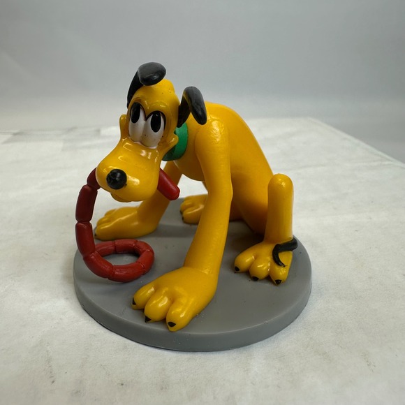 Disney Other - Disney PLUTO with Hot Dogs Cake TOPPER Toy CLUBHOUSE Junior Mickey DOG